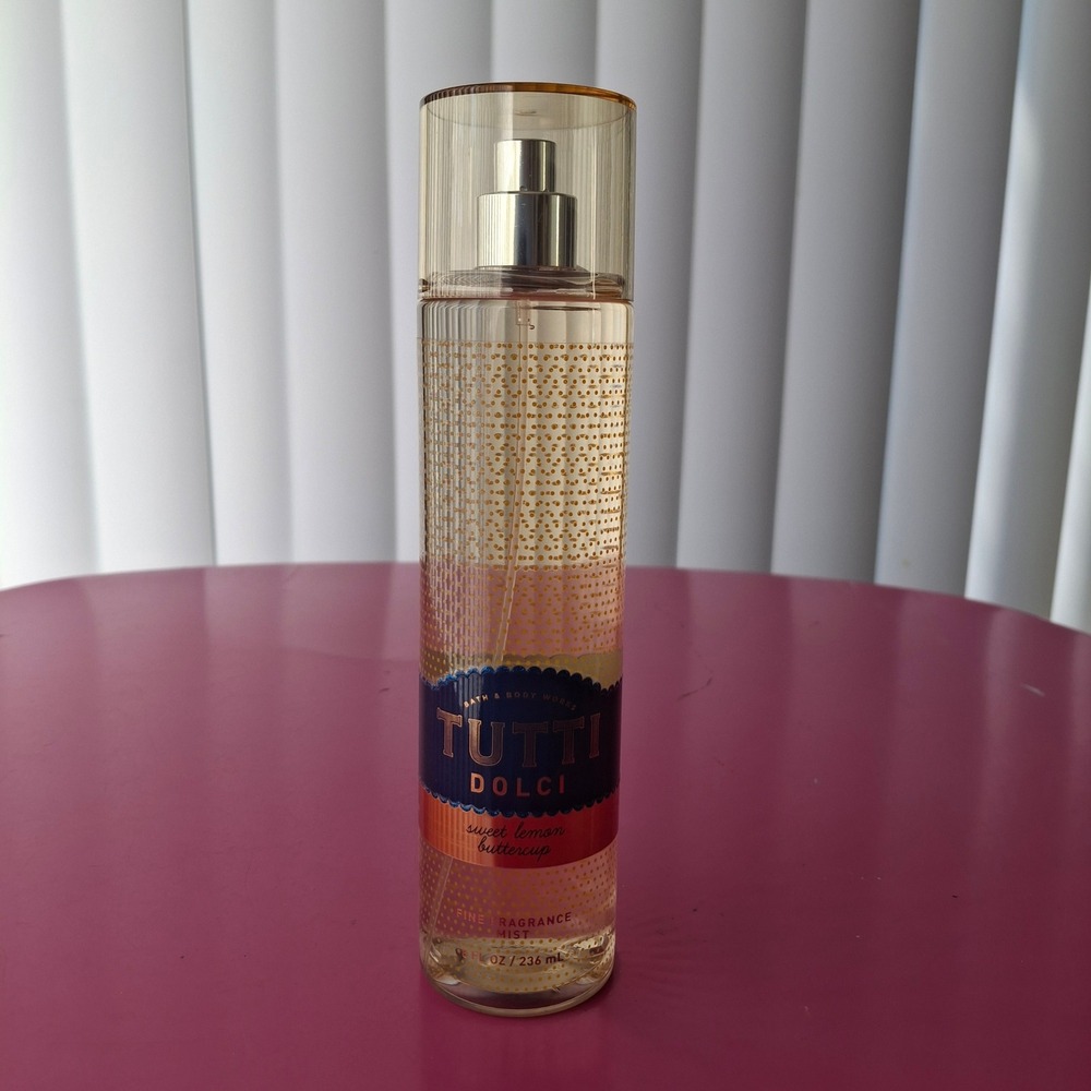 Bath & Body Works TUTTI DOLCE SWEET LEMON BUTTERCUP Fine Fragrance Mist 8 oz